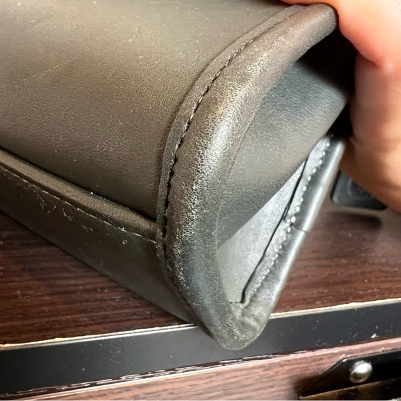 Vintage coach 9870 court bag forest green made in USA - Picture 12 of 15